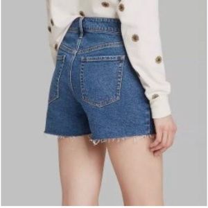 Wild Fable High Rise Mom Jean Shorts